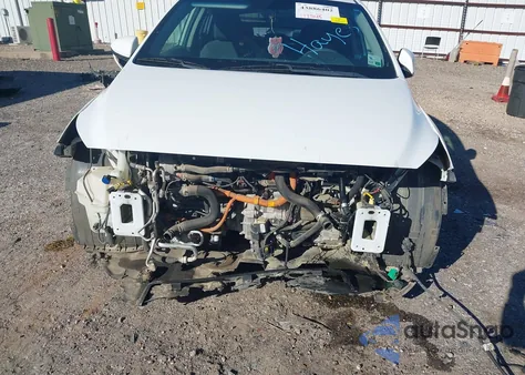 2018 Hyundai Ioniq Hybrid Blue from USA, damaged, VIN KMHC65LC4JU103863